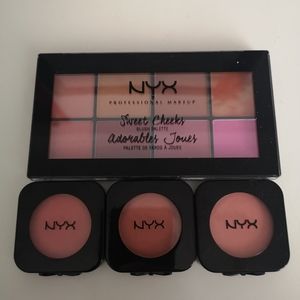 Bundle of NYX blushes
